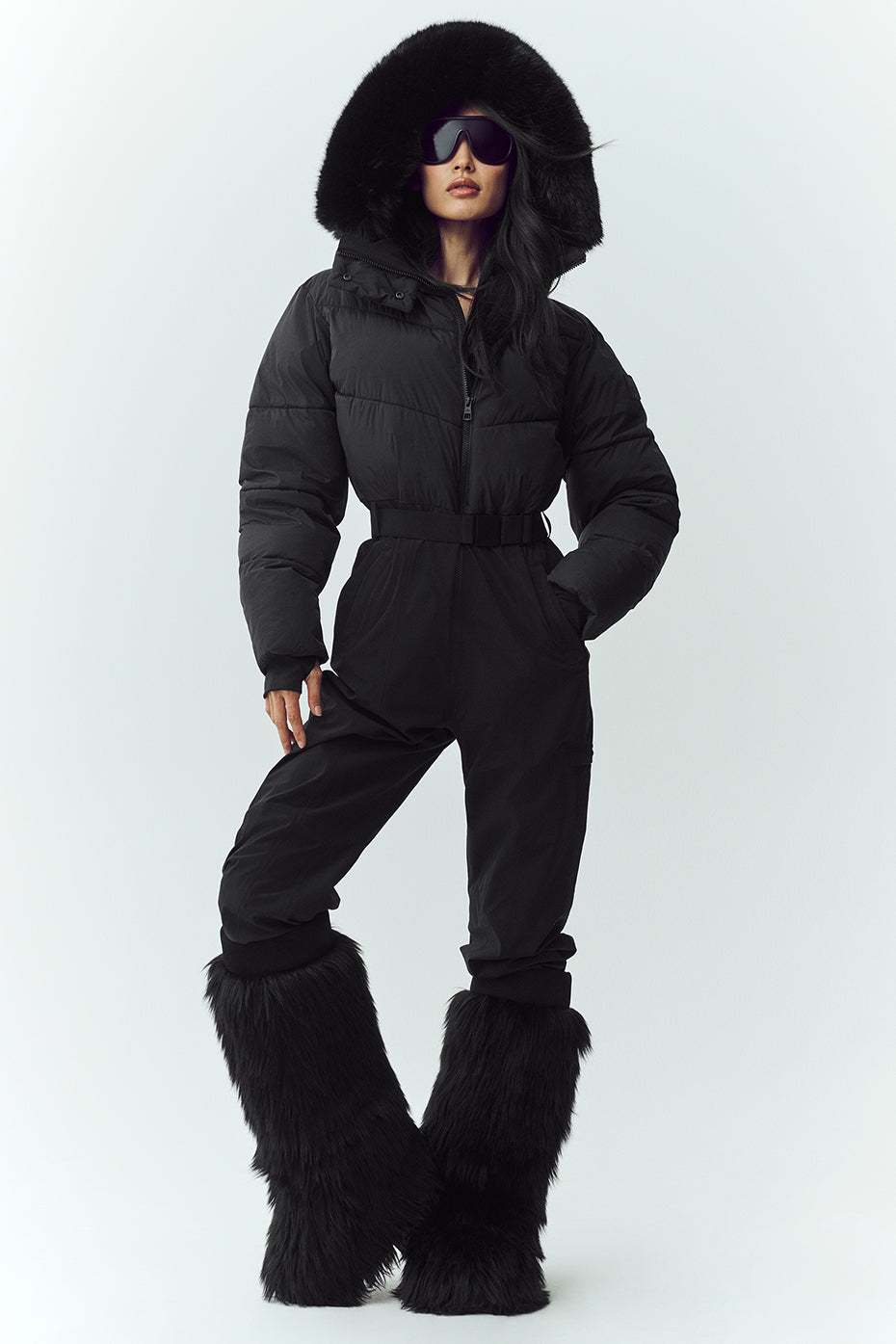 Polar Star Ski Suit - Black image 6