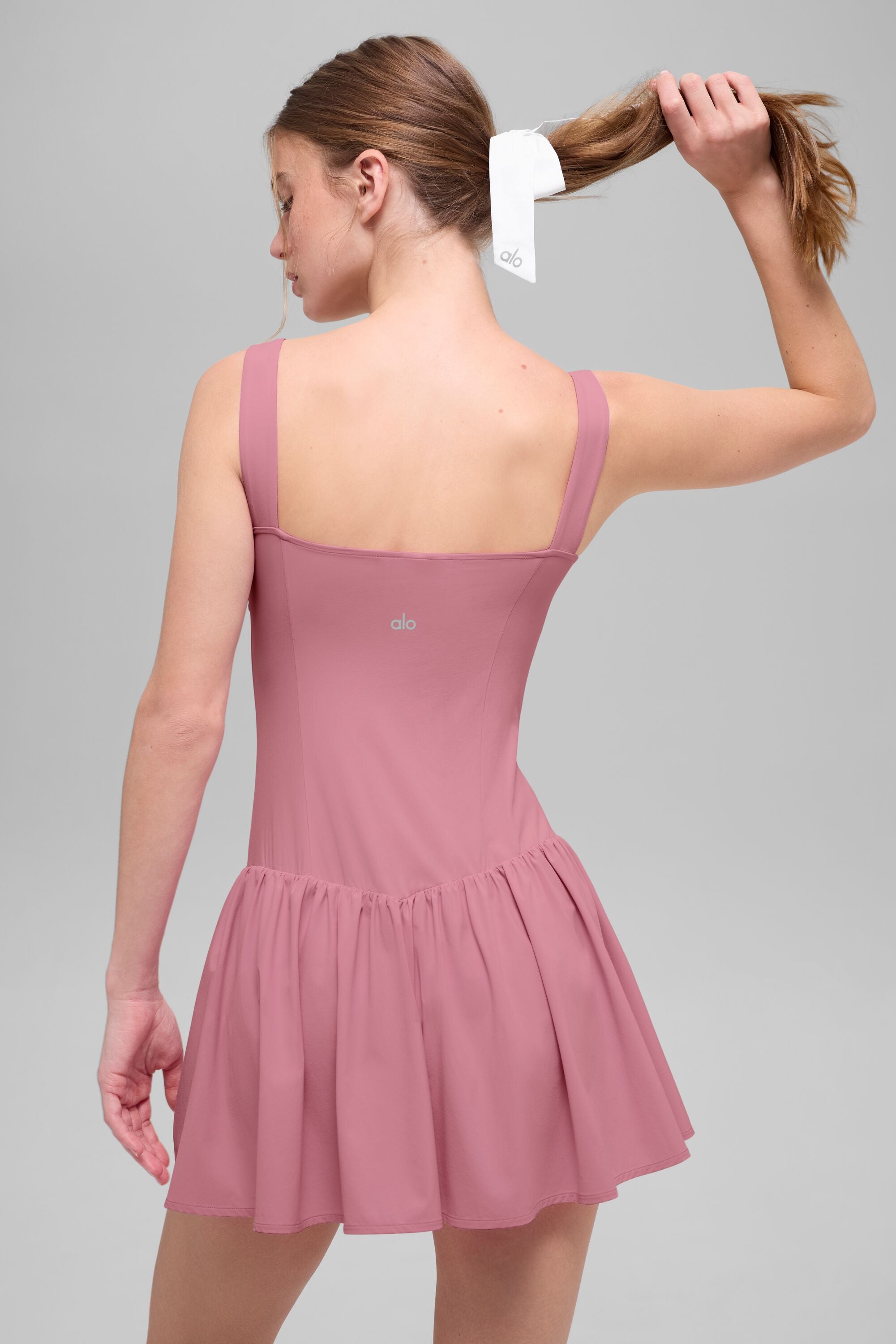 Alosoft Break Point Tennis Dress - Pink Wild Rose image 3
