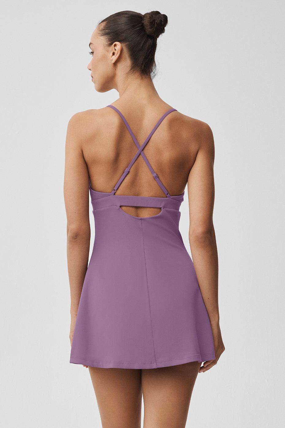 Airbrush Splendor Dress - Plum Kiss image 2