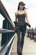 Airbrush Bootcut One And Done Onesie - Anthracite image 1