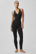 Airbrush Sparks Fly Corset Onesie - Black image 1