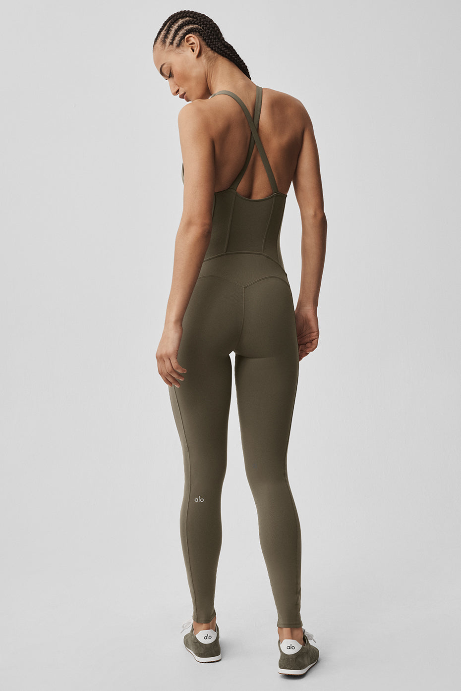 Airbrush Sparks Fly Corset Onesie - Olive Tree image 2