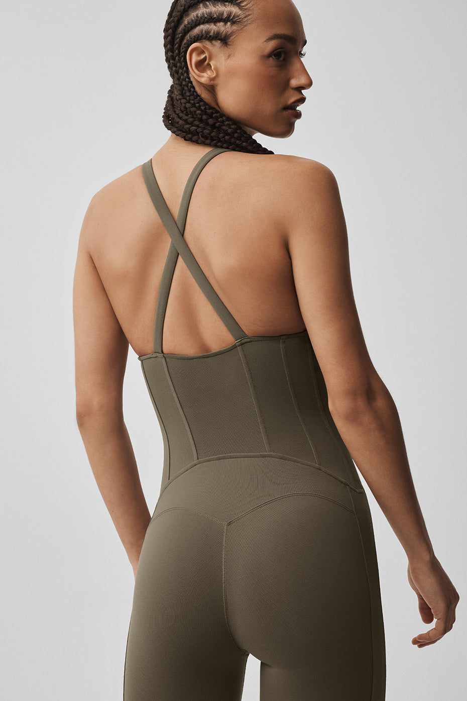 Airbrush Sparks Fly Corset Onesie - Olive Tree image 5