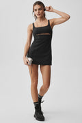 Slice Tennis Dress - Black image 1