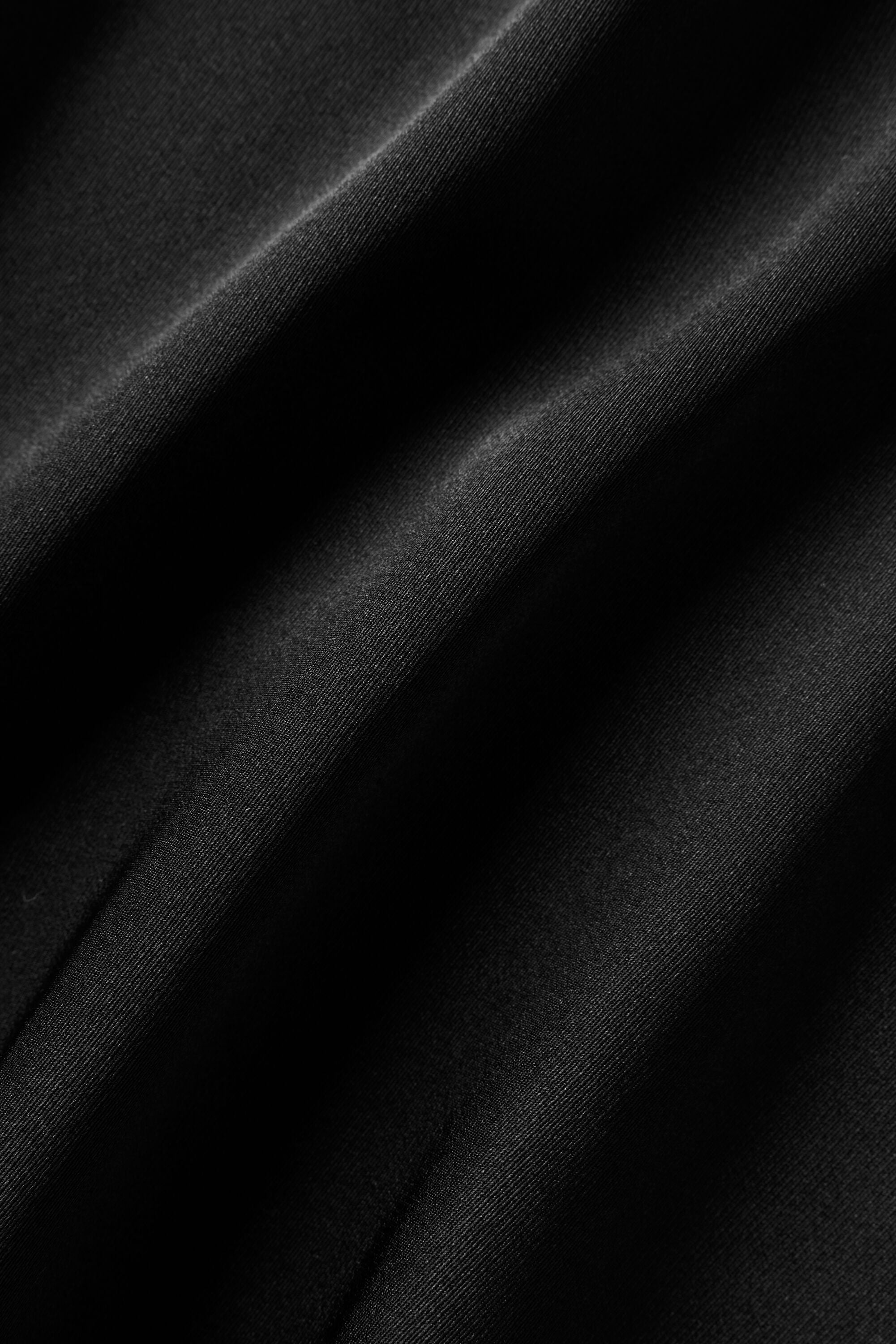 Silk Blend Radiance Dress - Black image 5