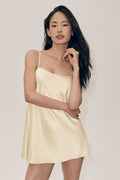 Silk Blend Radiance Dress - Sandy Beige image 1