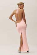 Summer Soiree Halter Maxi Dress - Sundrenched Pink image 1