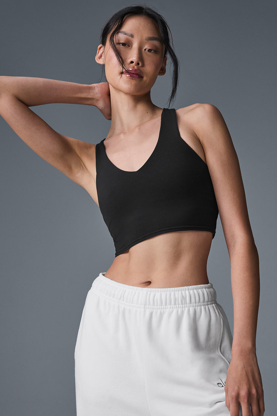 Airbrush Real Bra Tank - Black image 1