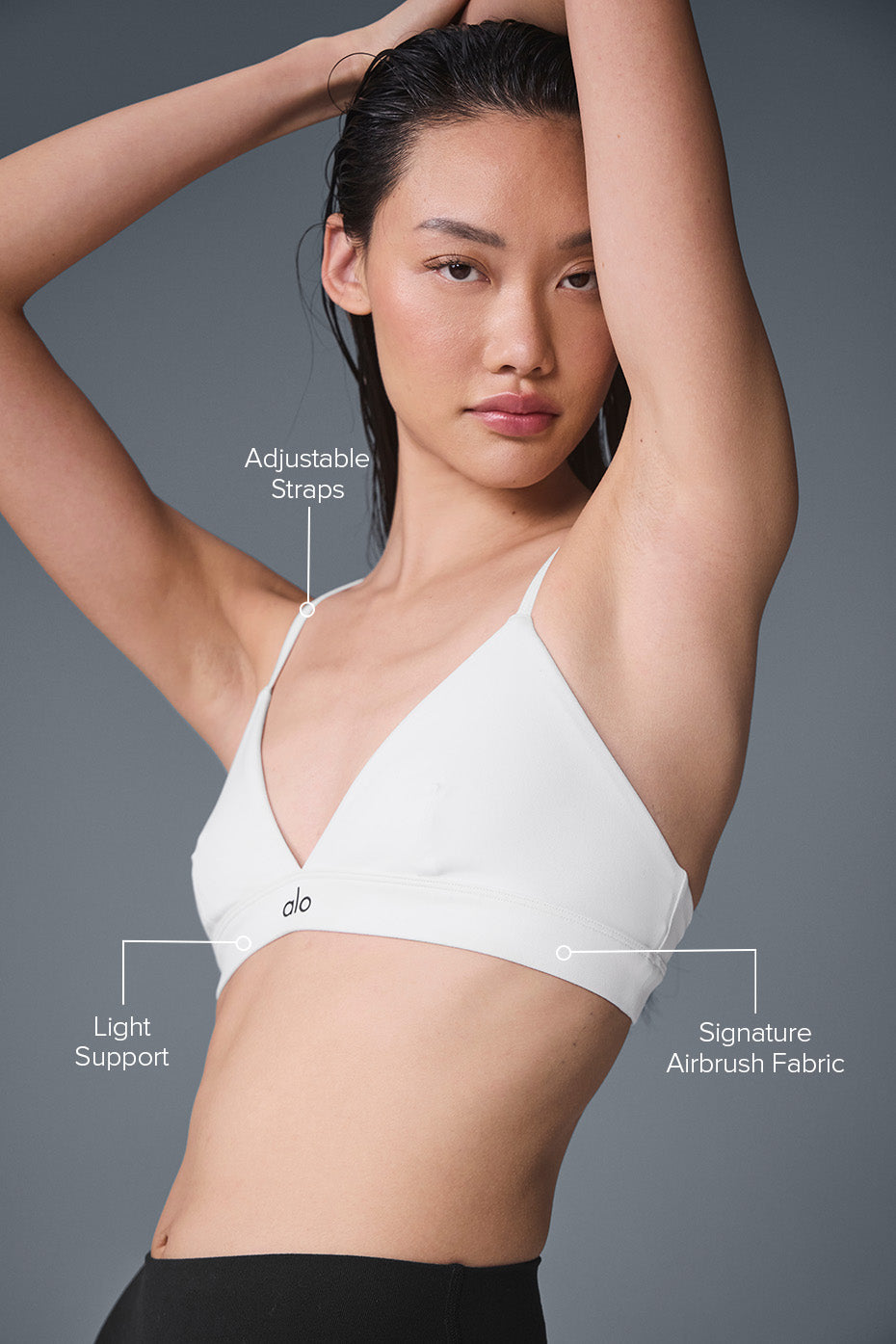 Splendor Bra - White/Black image 2