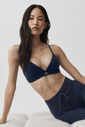 Splendor Bra - Navy/White image 1