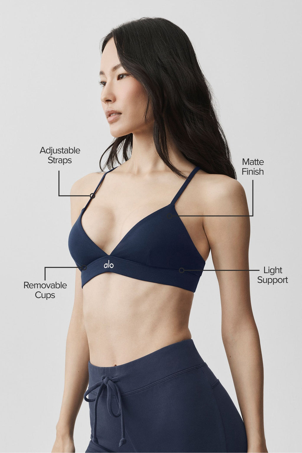 Splendor Bra - Navy/White image 2