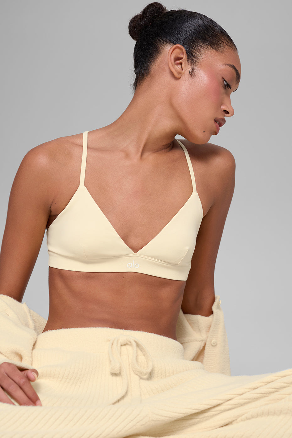 Splendor Bra - Candlelight Yellow/White image 4