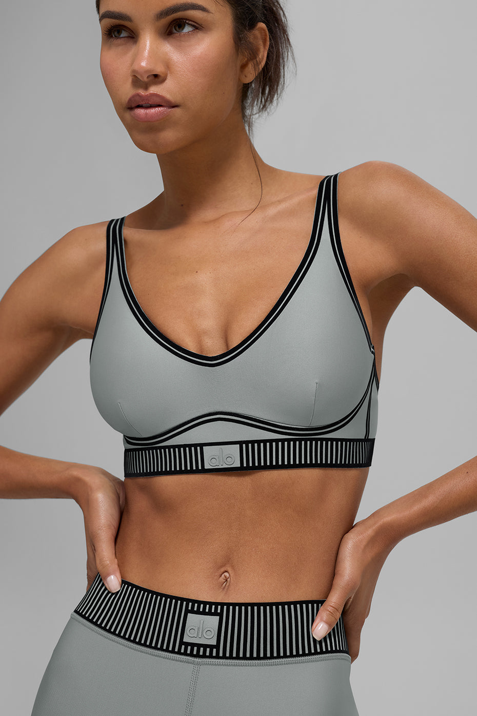 Airlift Line Up Bra - Lunar Grey image 2