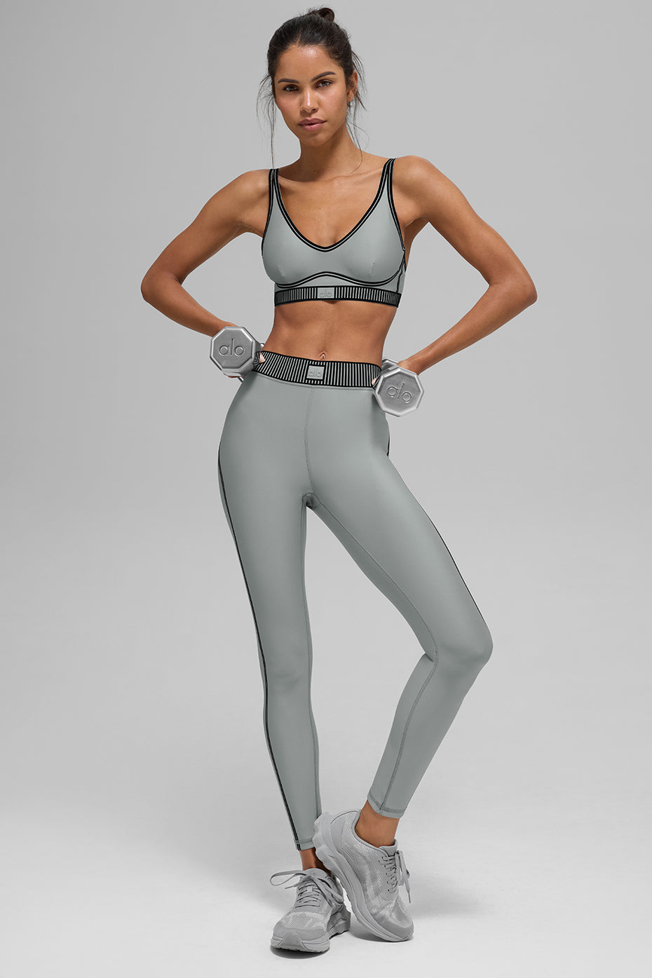 Airlift Line Up Bra - Lunar Grey image 5