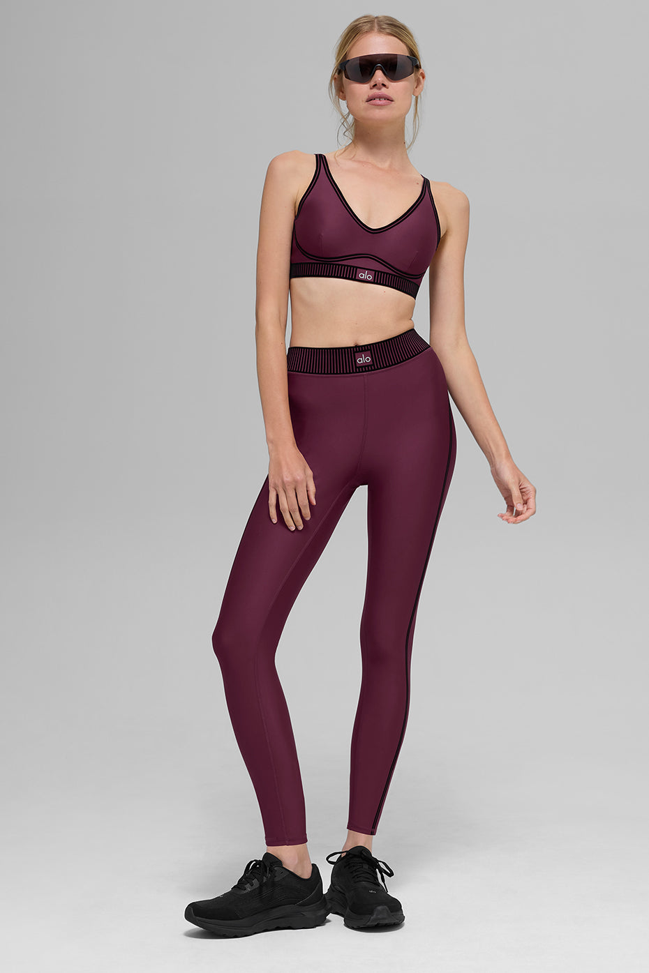 Airlift Line Up Bra - Burgundy image 4