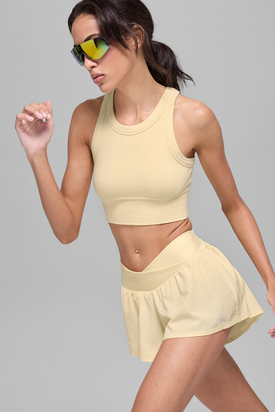 Seamless Delight High Neck Bra - Candlelight Yellow image 5