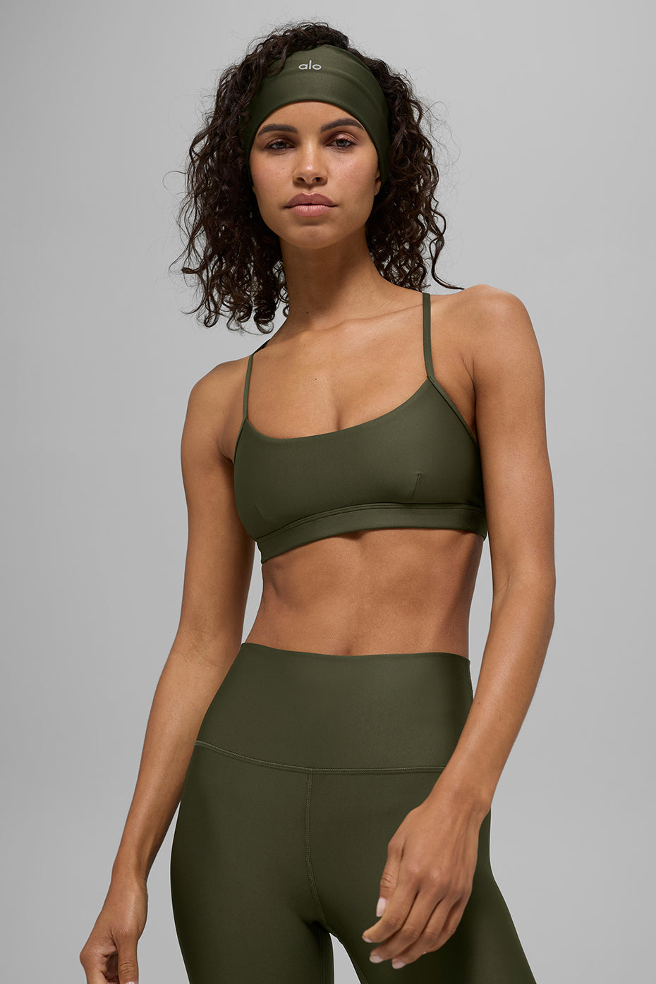 Airlift Intrigue Bra - Green Olive image 1