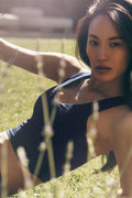 Airbrush Real Bra Tank - Navy image 1
