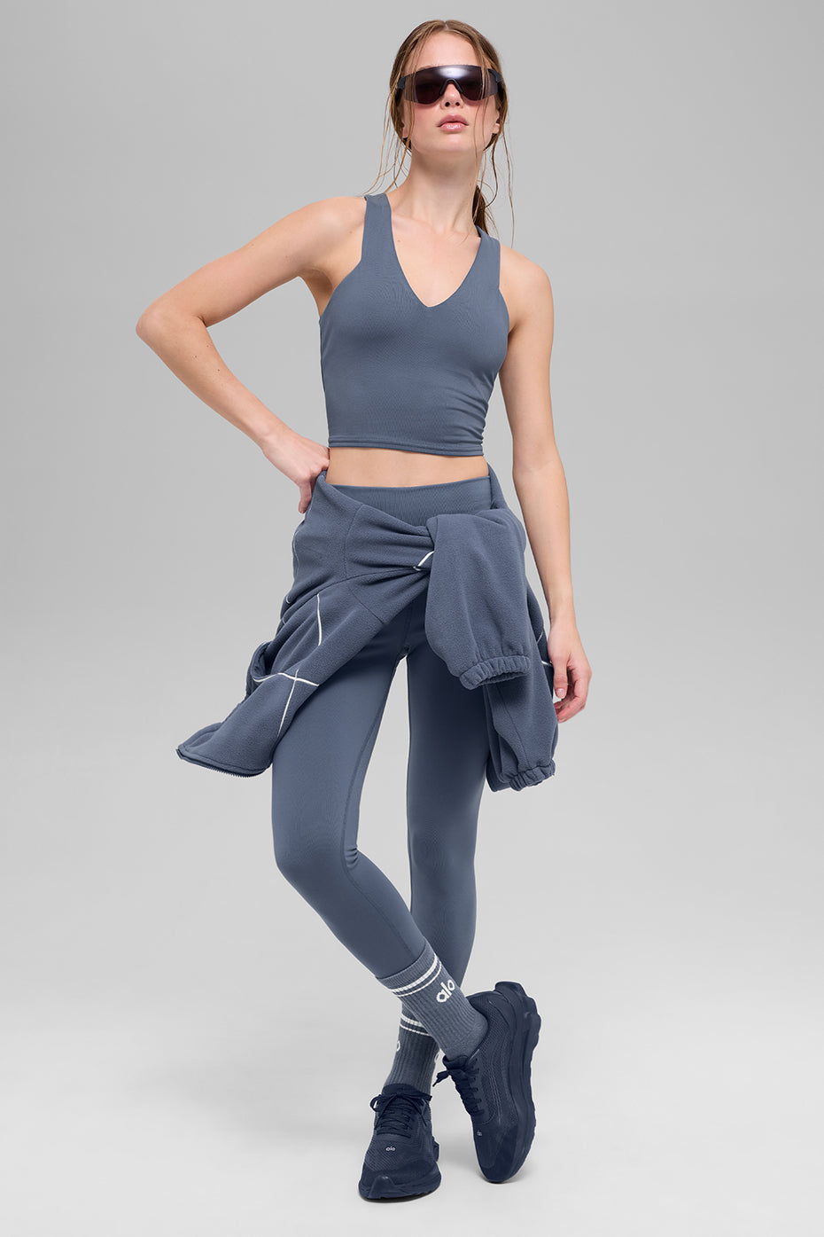 Airbrush Real Bra Tank - Bluestone image 4