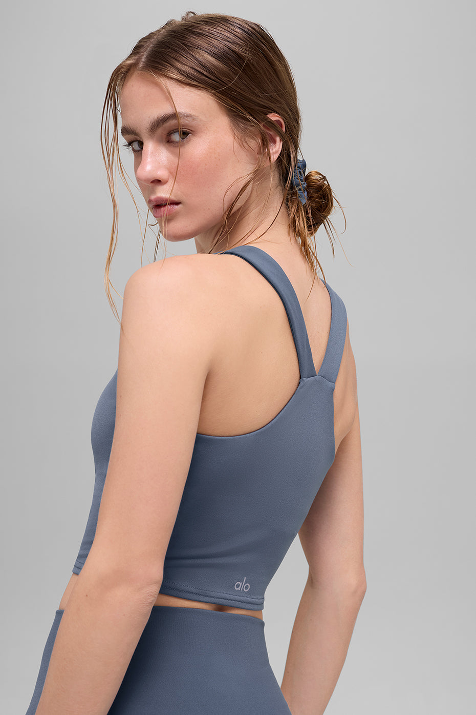 Airbrush Real Bra Tank - Bluestone image 2