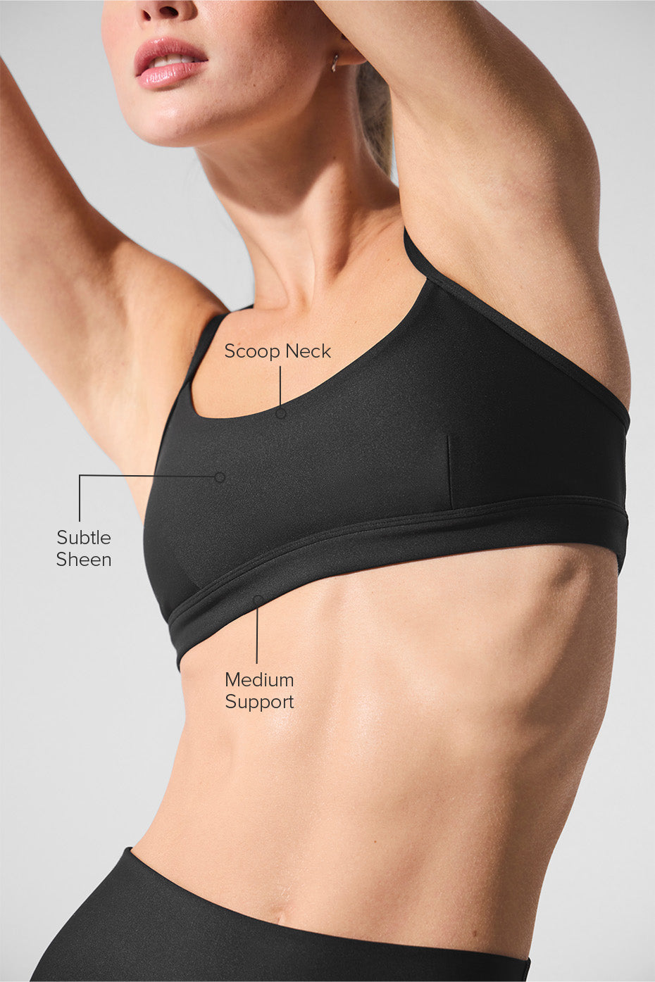 Airlift Intrigue Bra - Black image 2