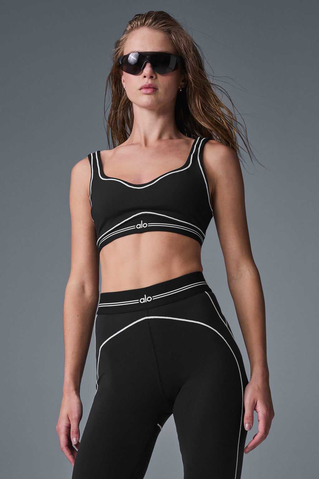 Airbrush Heart Throb Bra - Black/White image 3