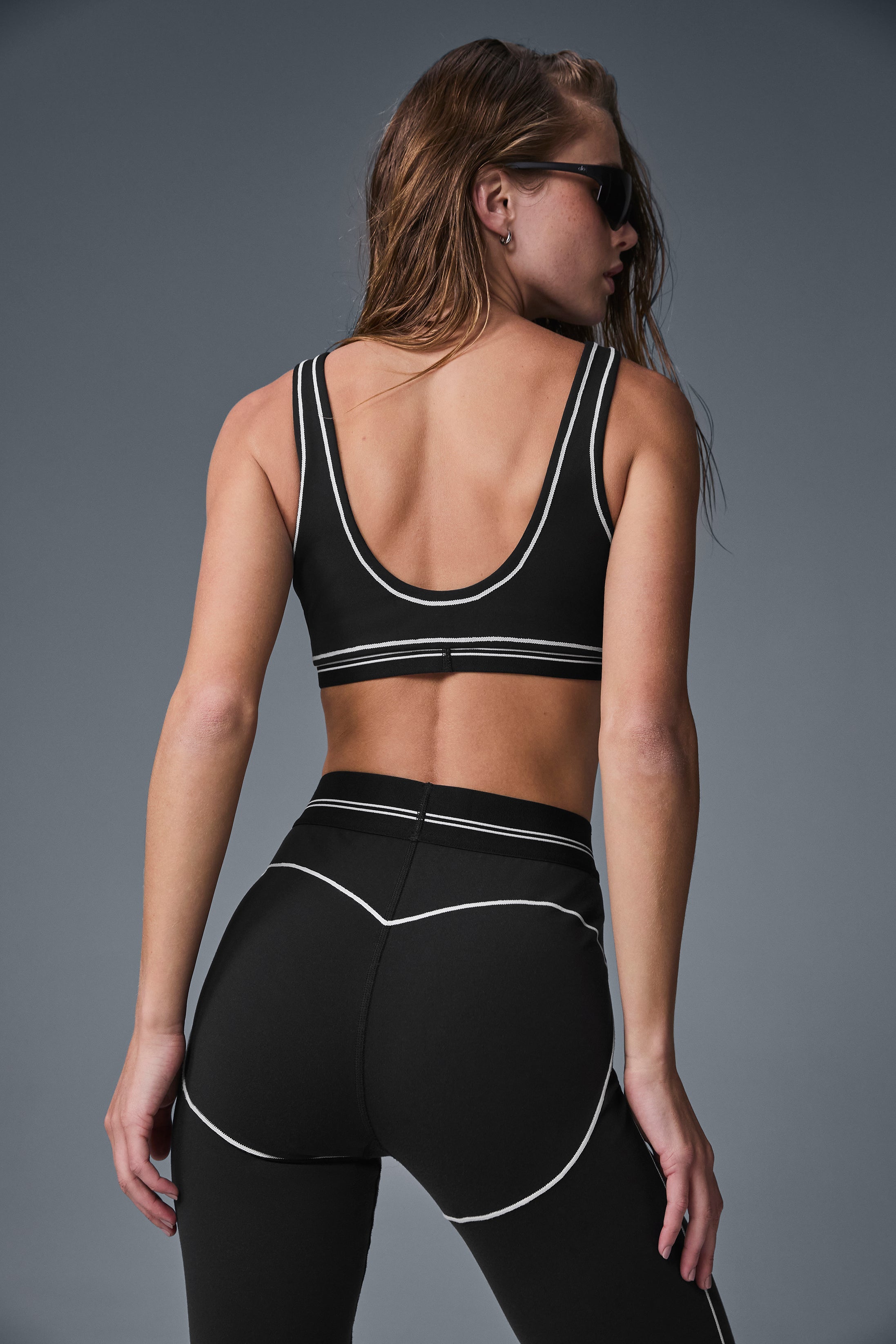 Airbrush Heart Throb Bra - Black/White image 4
