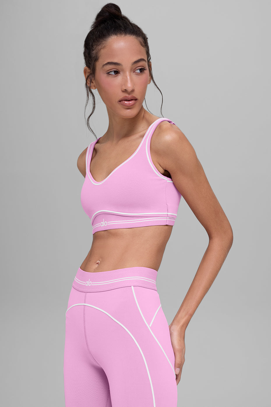Airbrush Heart Throb Bra - Candy Heart Pink/White image 4
