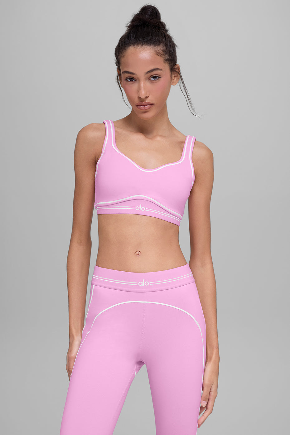 Airbrush Heart Throb Bra - Candy Heart Pink/White image 3