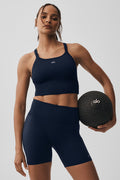 Seamless Ribbed Favorite Bra Tank - Navy image 1