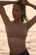 Sheer Glow Bra - Taupe image 1