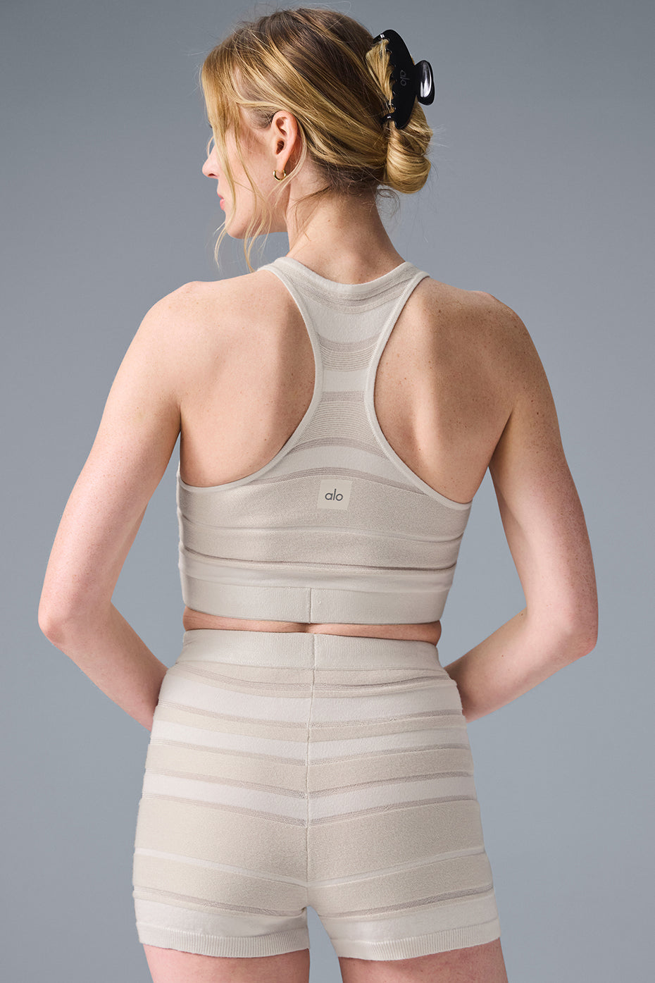 Sport Play Knit Bra - Ivory/Alabaster image 2