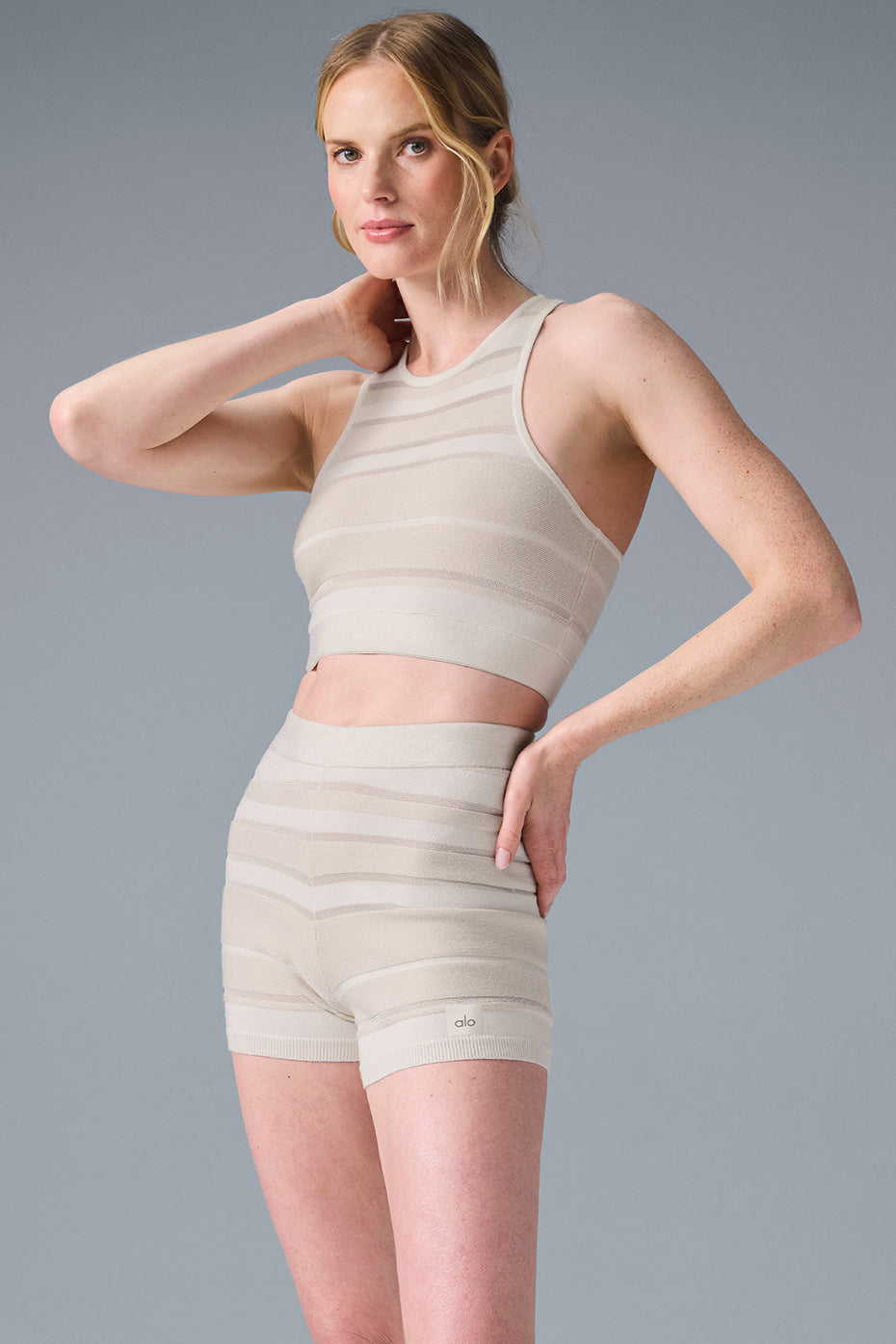 Sport Play Knit Bra - Ivory/Alabaster image 3
