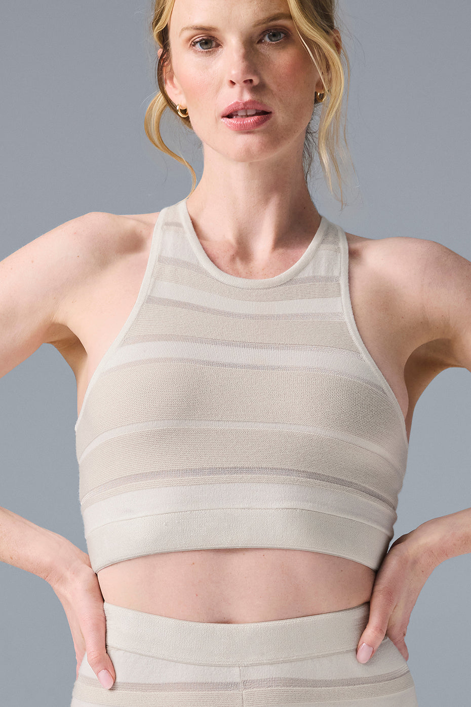 Sport Play Knit Bra - Ivory/Alabaster image 4