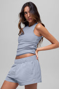 Ribbed En Pointe Tank - Winter Frost image 1