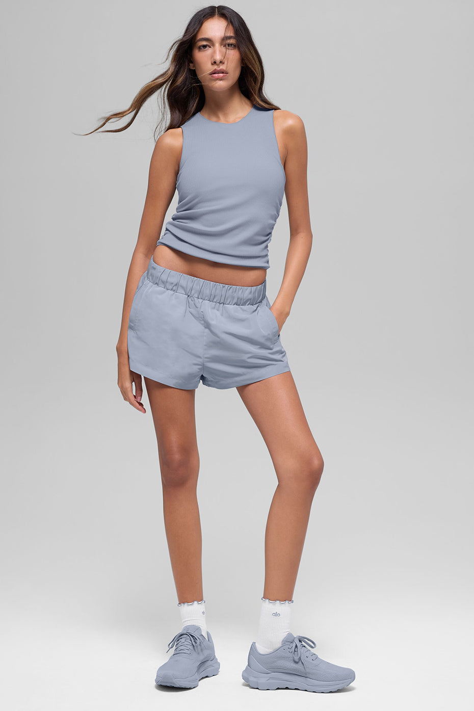 Ribbed En Pointe Tank - Winter Frost image 4