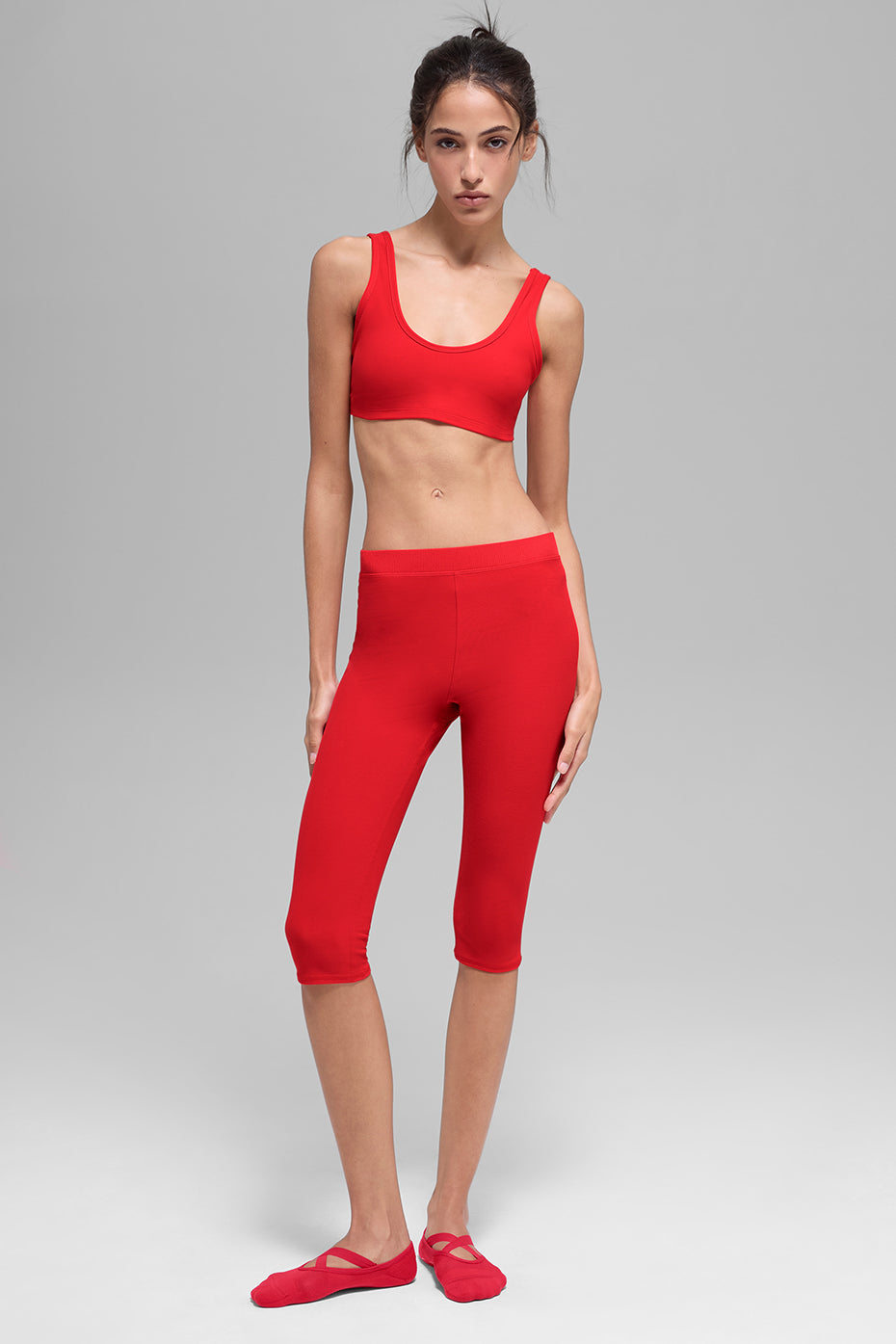 Alosoft Center Stage Bra - Bright Red image 4