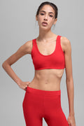 Alosoft Center Stage Bra - Bright Red image 1