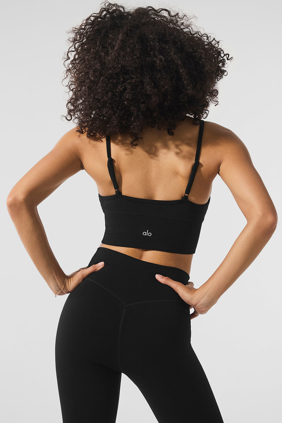 Seamless Winter Warm Plush Delight Bra - Black image 4