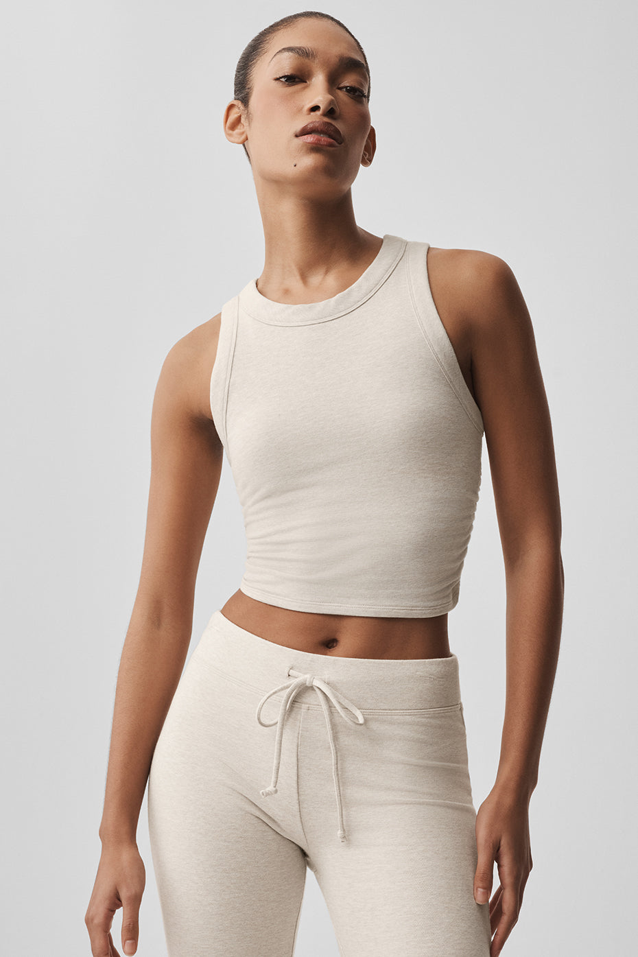 Sway Bra Tank - Oatmeal Heather image 5