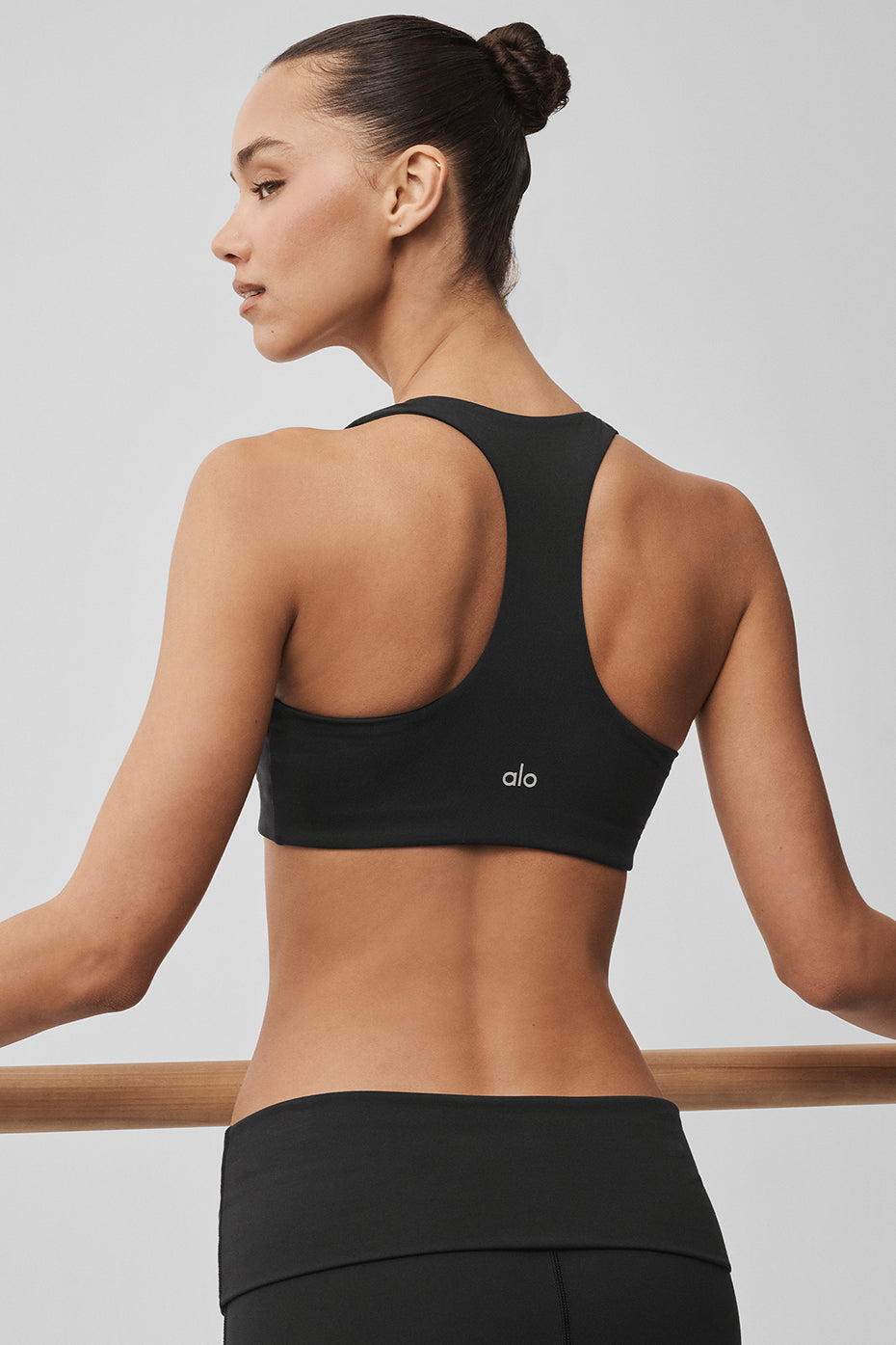ALO Softsculpt Base Bra - Black image 3
