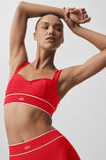 Airlift Alignment Bra - Bright Red/White image 1