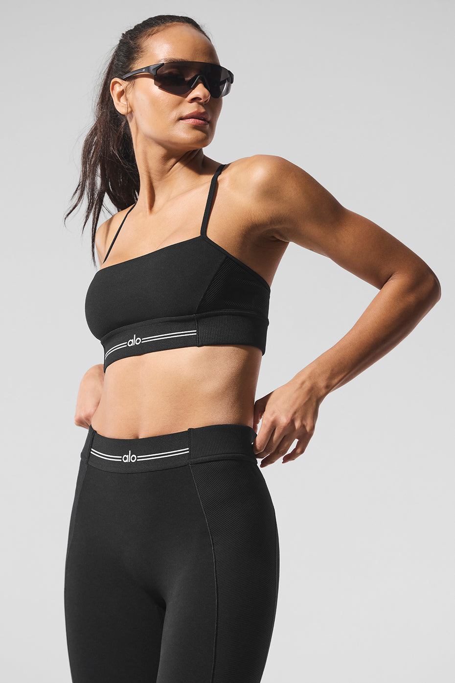 Alosoft Relay Bra - Black/White image 4