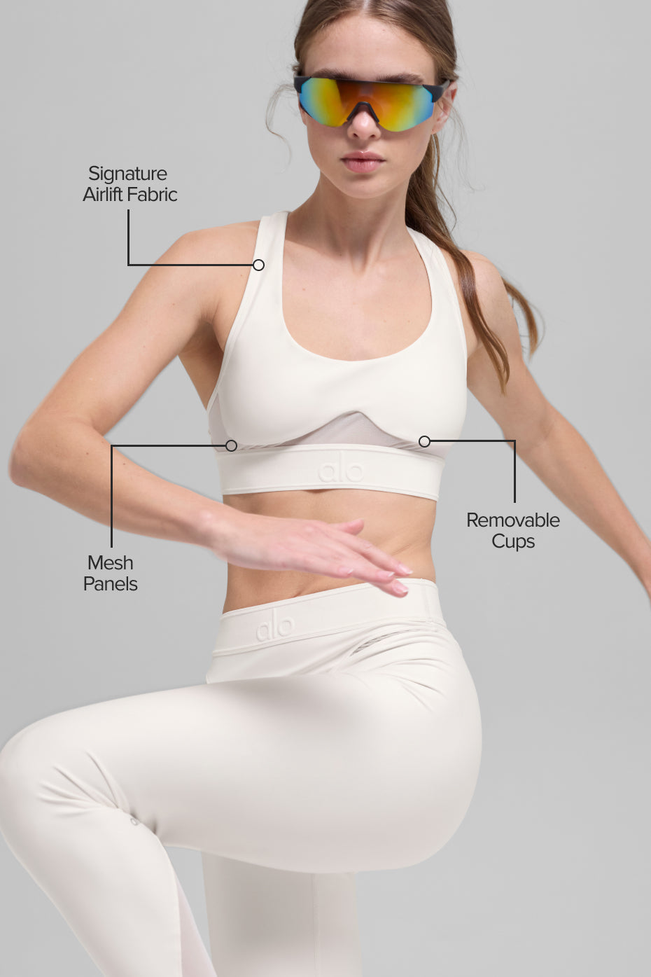 Airlift Rebel Bra - Ivory image 2