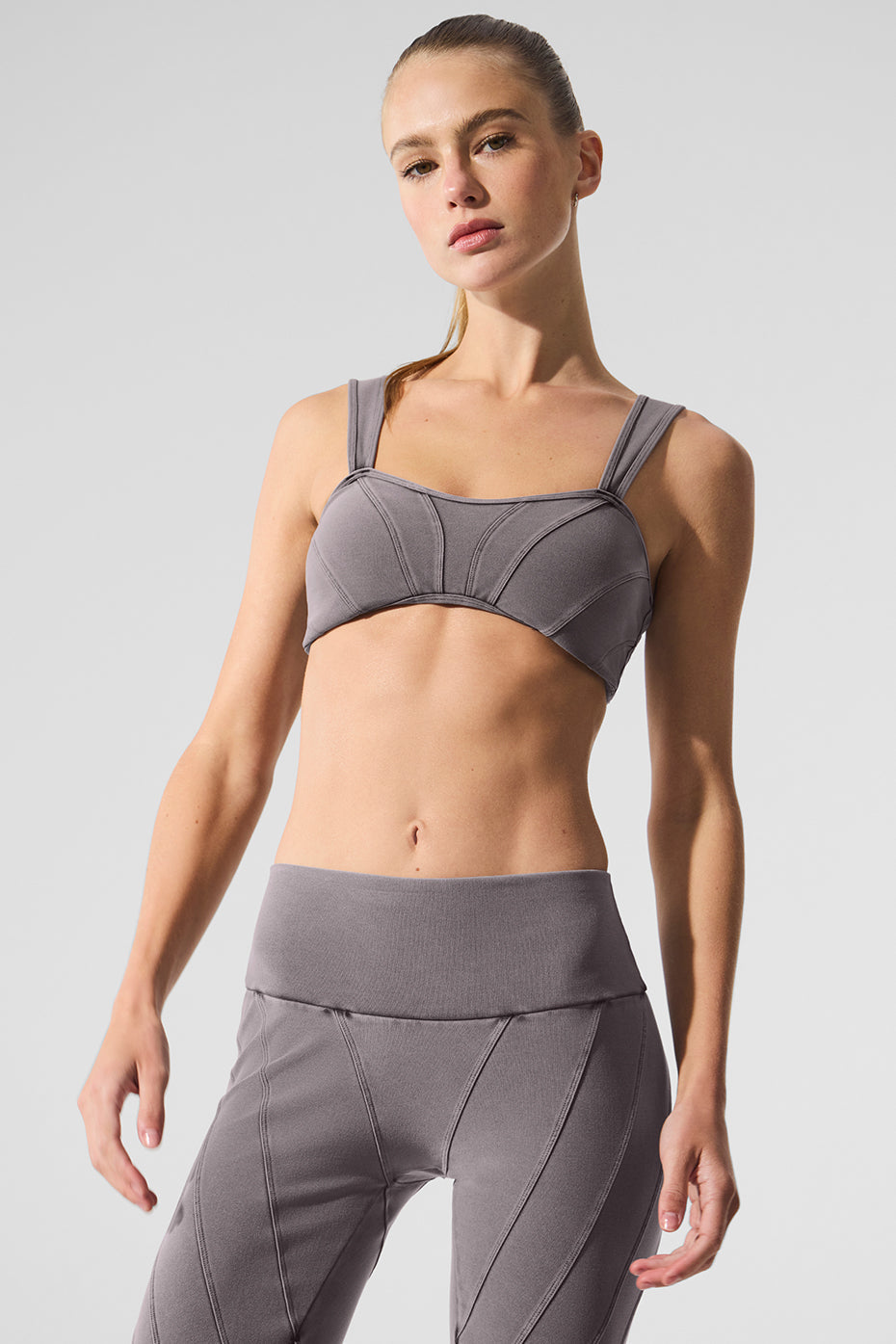 Washed Alosoft Sunray Bra - Cool Grey Wash image 1