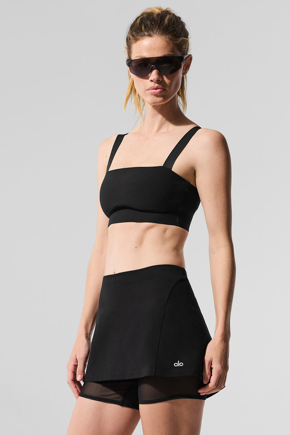 Alosoft Serve It Up Bra - Black image 5