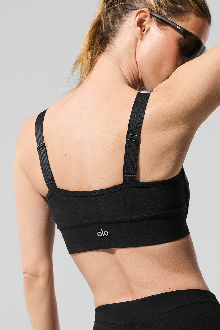 Alosoft Serve It Up Bra - Black image 3