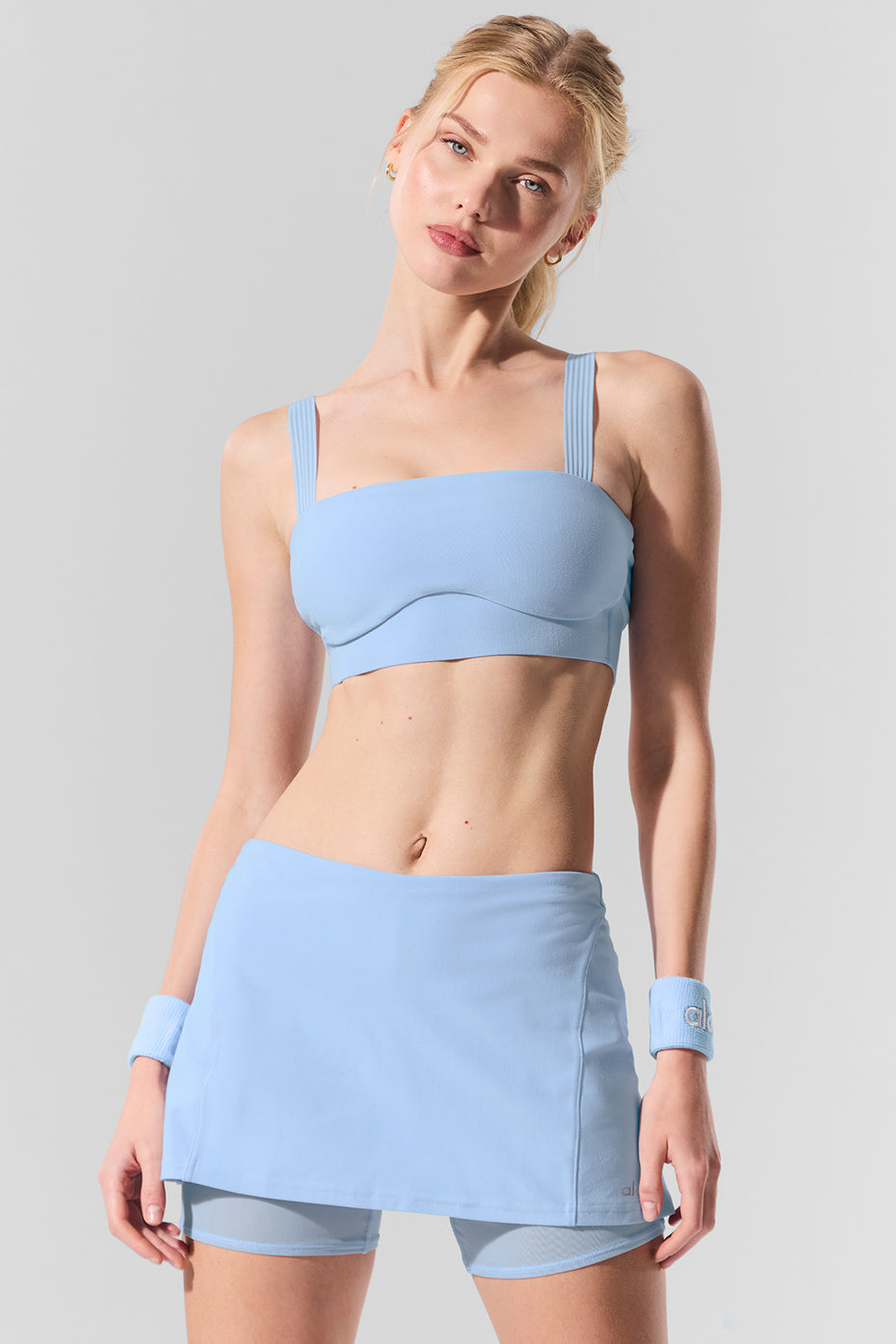 Alosoft Serve It Up Bra - Seashell Blue image 1