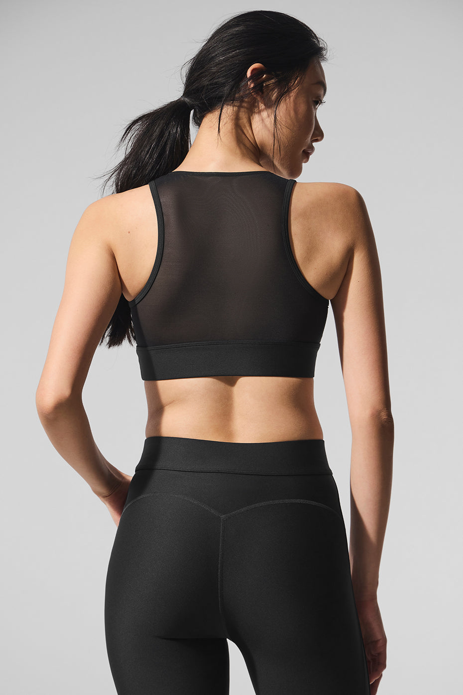 Airlift Mesh Just Right Bra - Black image 3