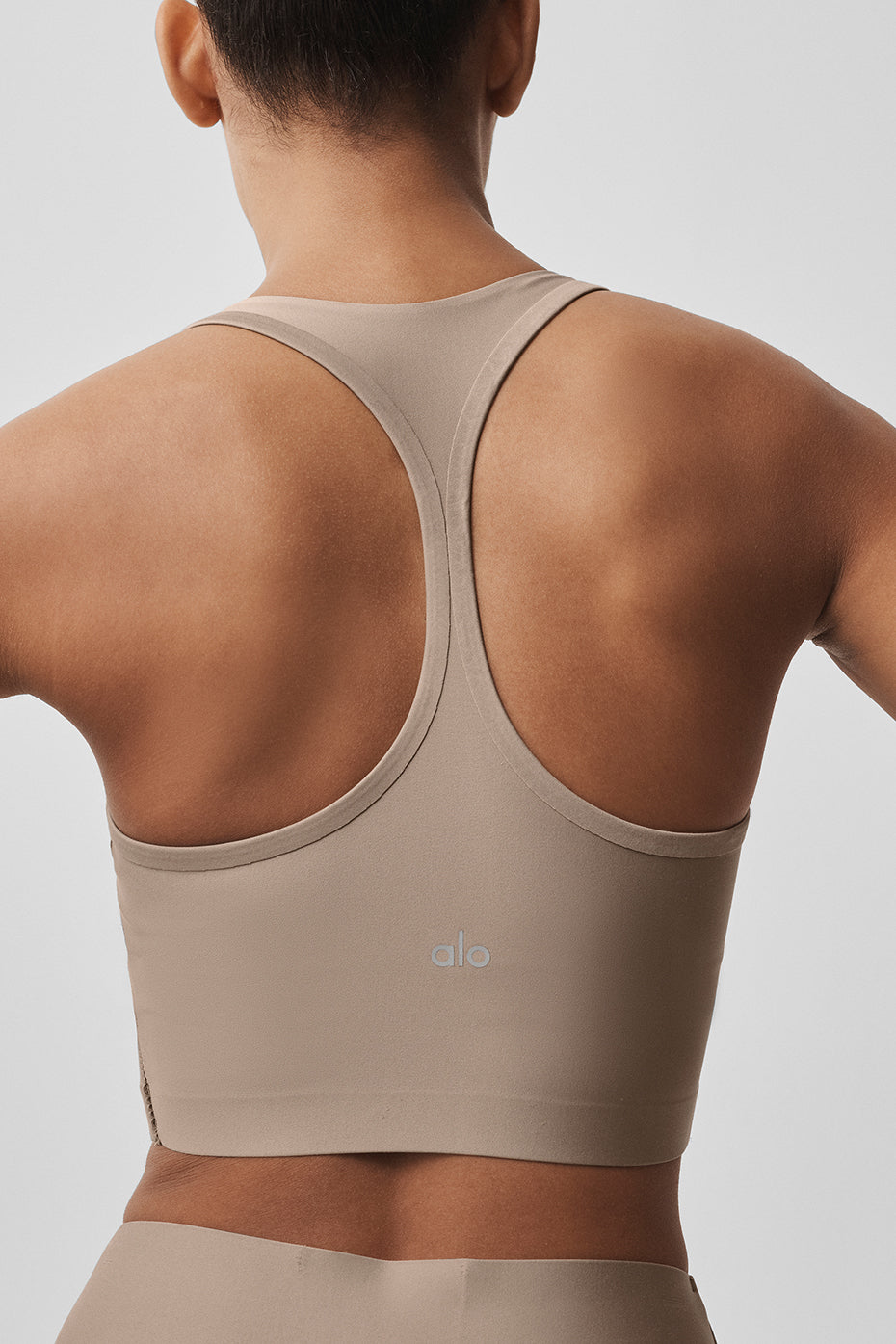 Airlift Super Sleek Bra Tank - Gravel image 5